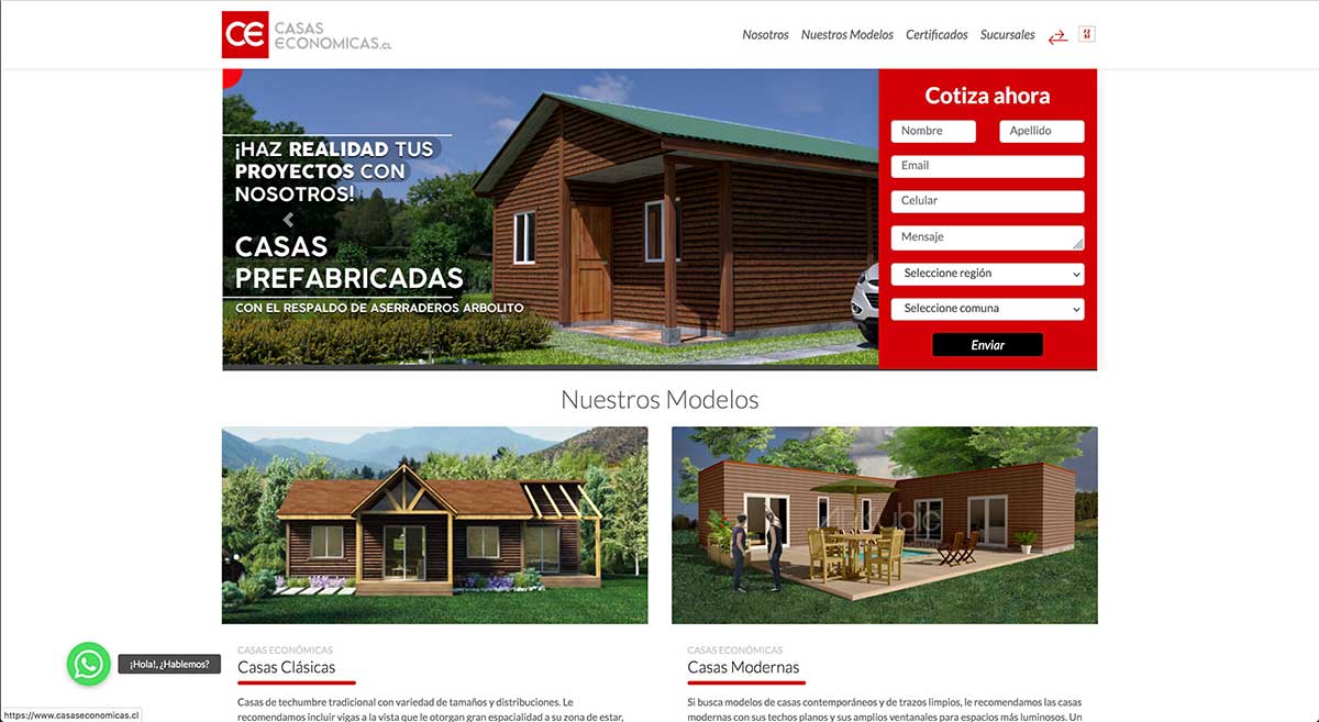 Casas de madera prefabricadas en Chile