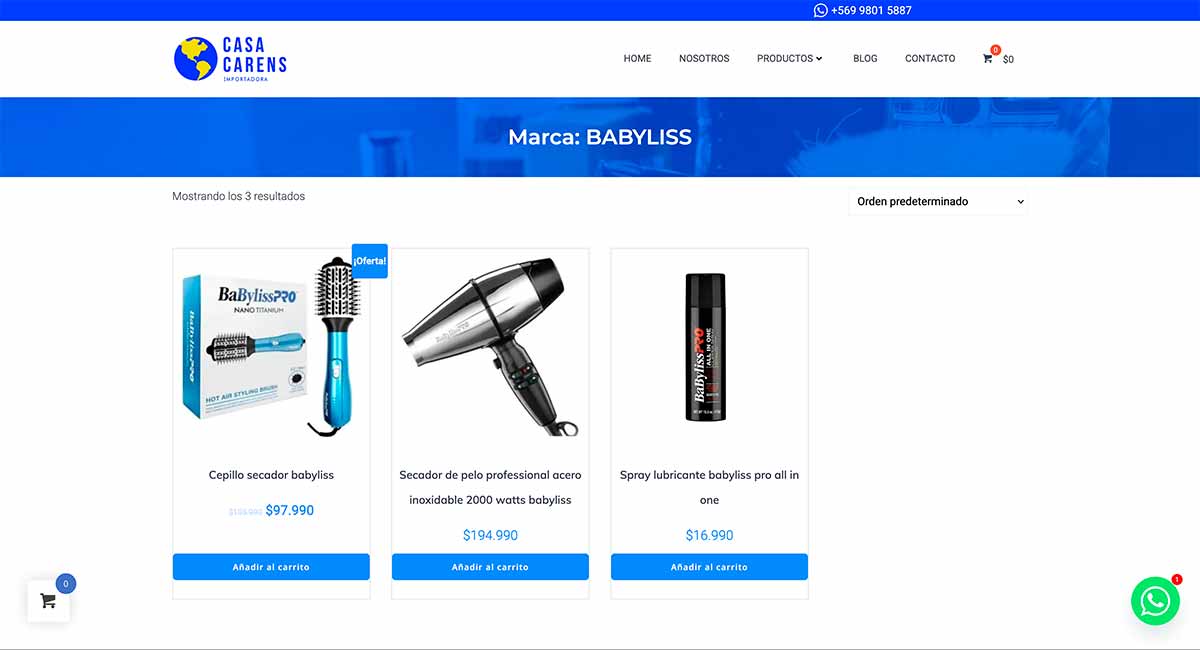 Babyliss en Chile