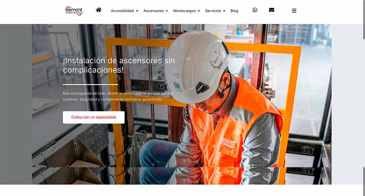 elevadores de carga en Chile