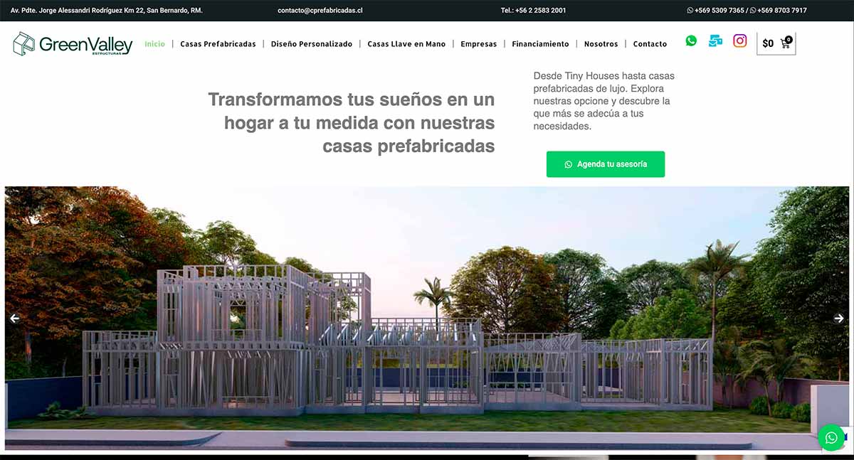 Casas prefabricadas en Chile